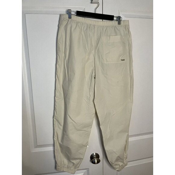 TNA Joggers Womens Large Cream Stretch Outdoor Running Track Comfy Loungewear - Picture 9 of 11